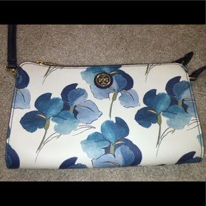 Tory Burch Kerrington Floral Canvas Crossbody